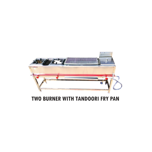 Two Burner With Tandoori Fry Pan