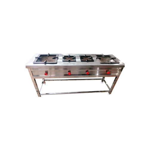 SS 4 Burner Gas Stove