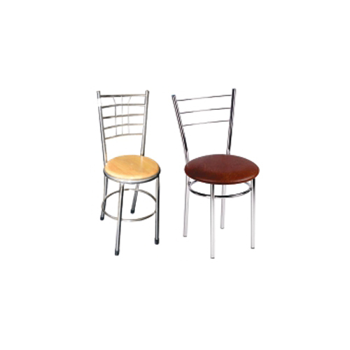 SS Round Wood Chair