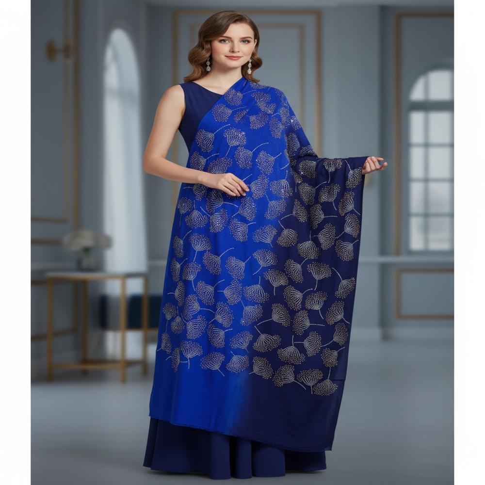 Merino wool All over swasrosvki  work stoles