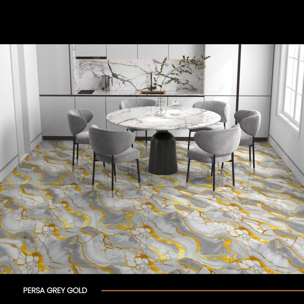 Golden Floor Tiles