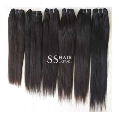 Natural Straight Virgin Hair Bundles Indian Human Hair Sew In Manufacturer Direct