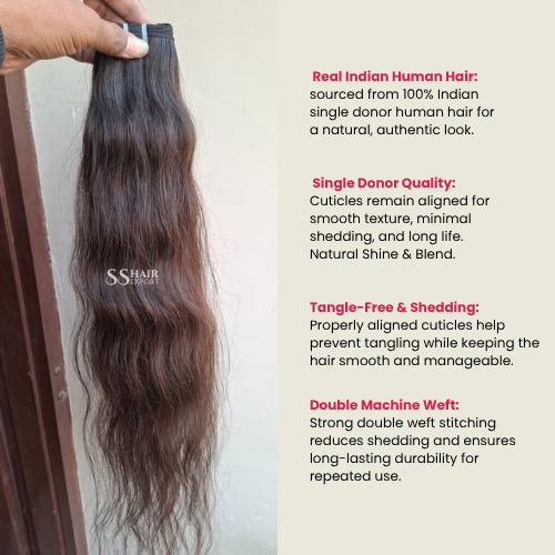 Bundles for Sew In Weaves Indian Human Hair Weft Hair Extensions