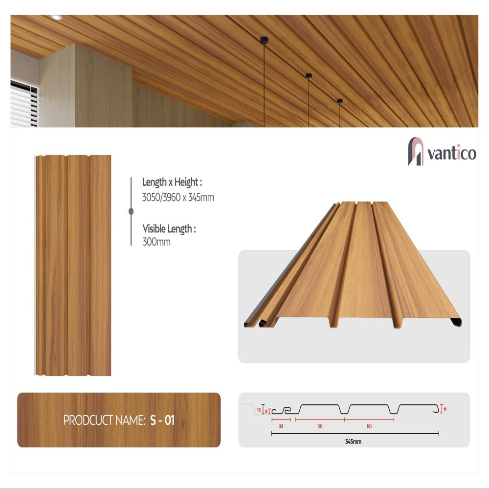 Pvc Wall Panel - Advantage: Elegant Wood Texture Finish