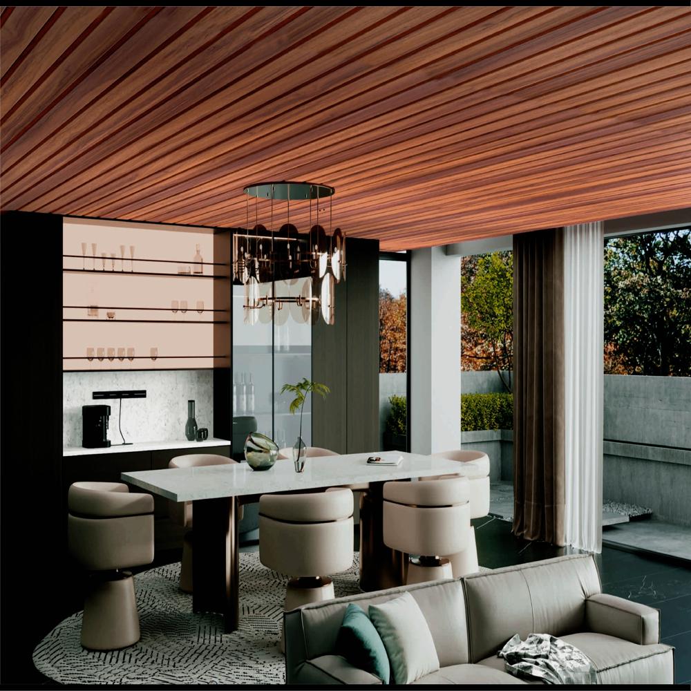 Pvc Wall Panel - Advantage: Elegant Wood Texture Finish