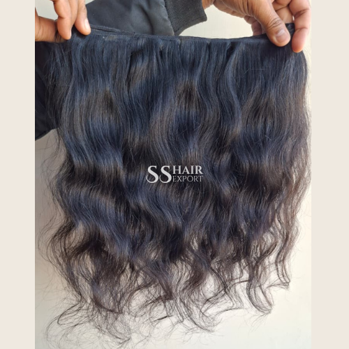 Hair on Weft Hair Extension Indian Human Hair Bundle Sew In Weave