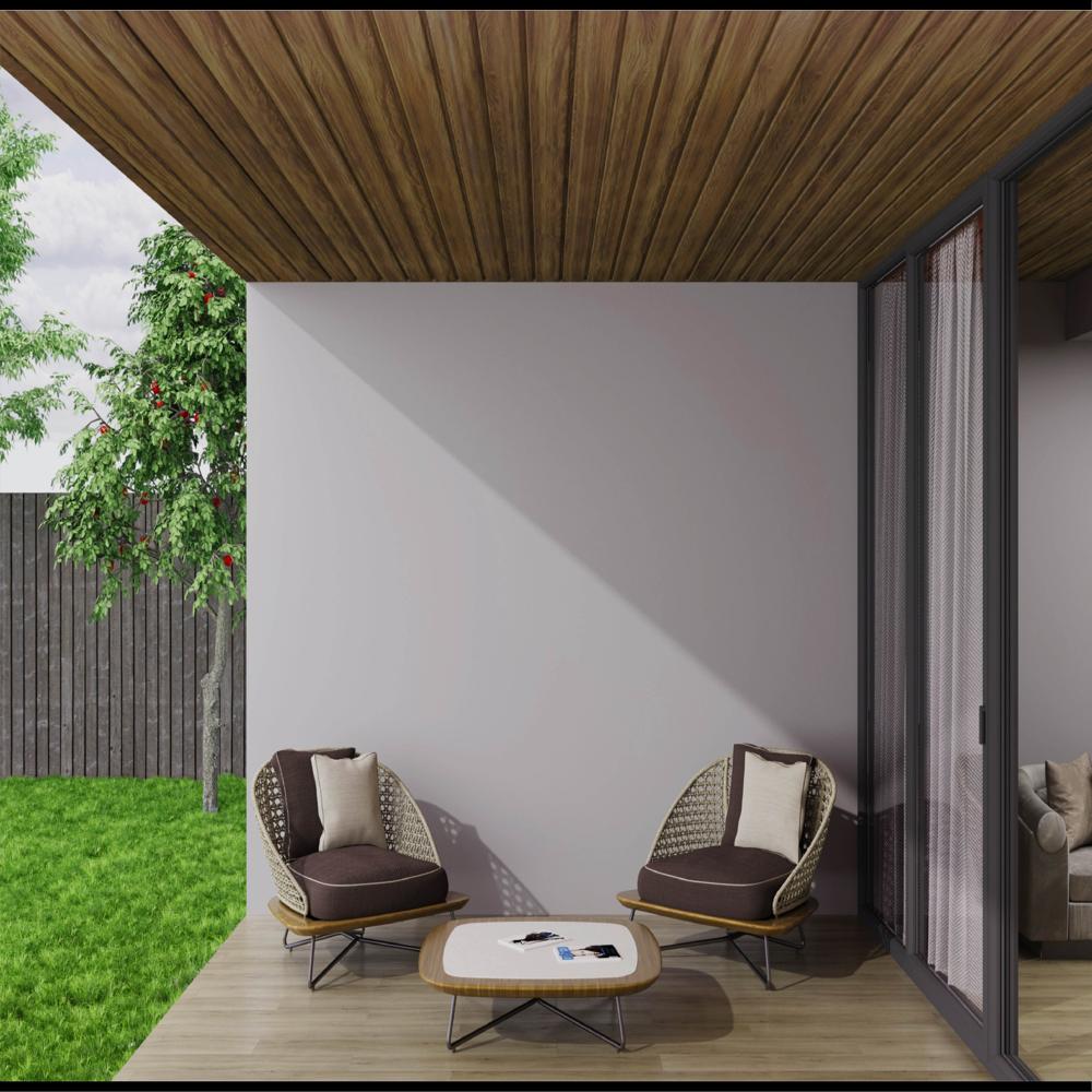 Soffit Panel - Advantage: Elegant Wood Texture Finish