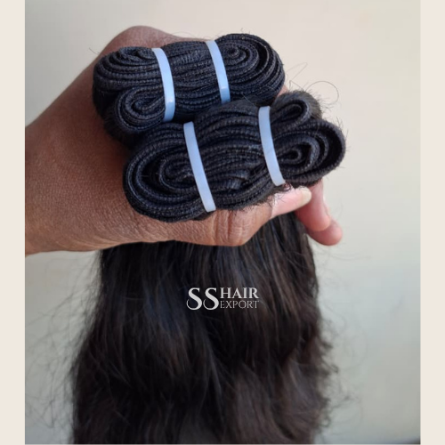 Indain Exporter Virgin Human Hair Bundles Sew In Weave Weft Hair Extensions