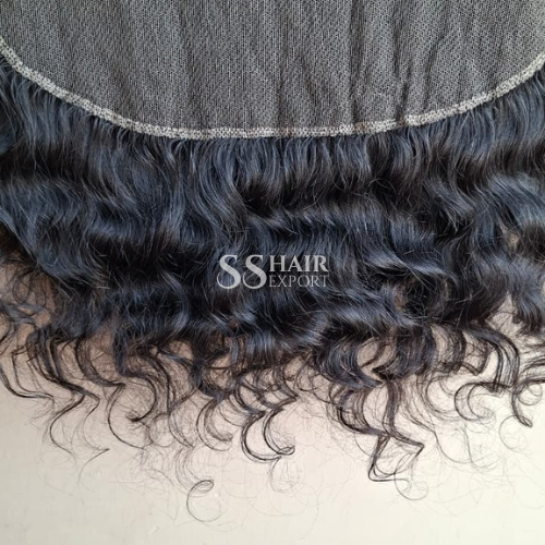 Curly Lace Frontal Hair Piece 13x4 Sew In Weave Human Hair Extensions Vendor