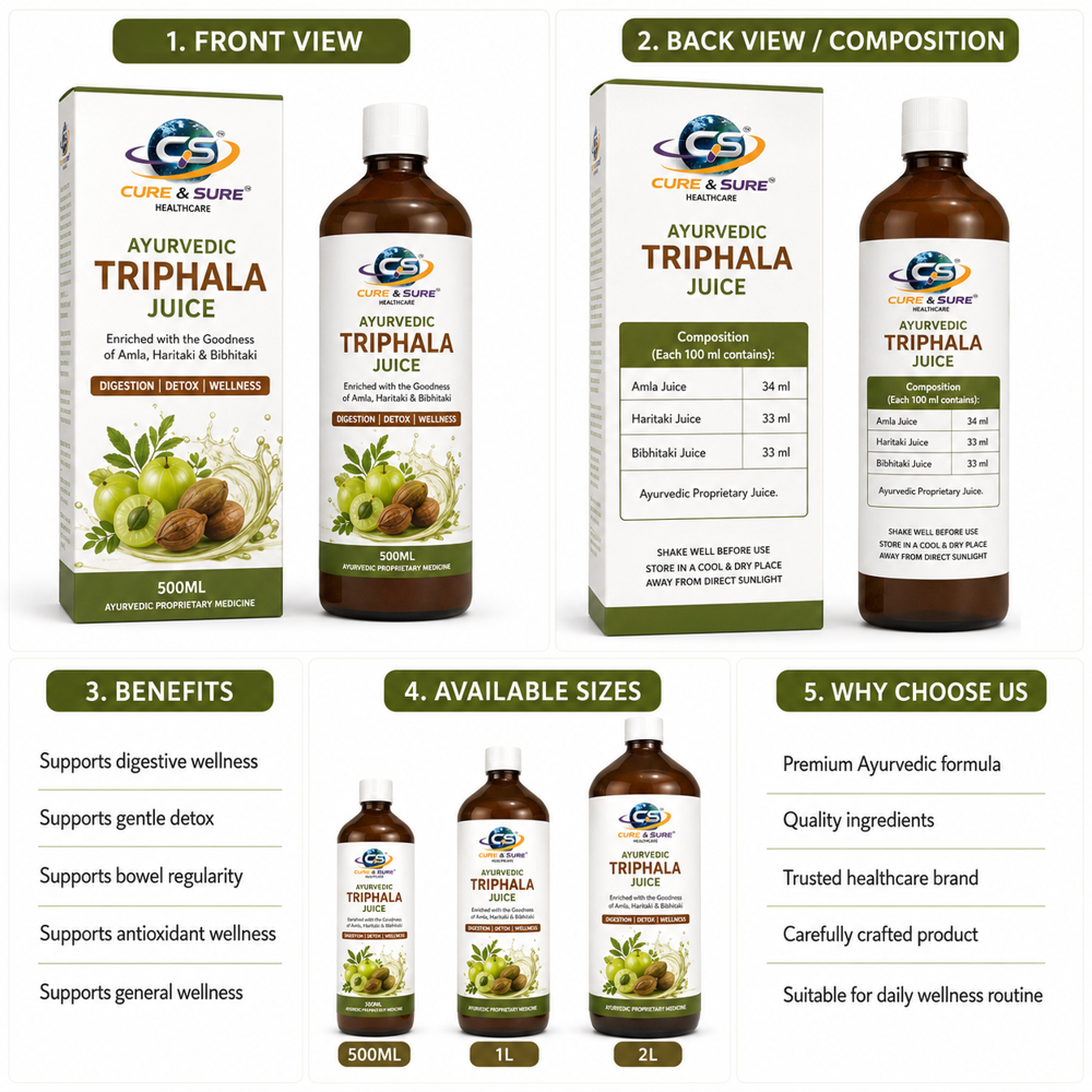 Ayurvedic Triphala Juice Third Party Manufacturing
