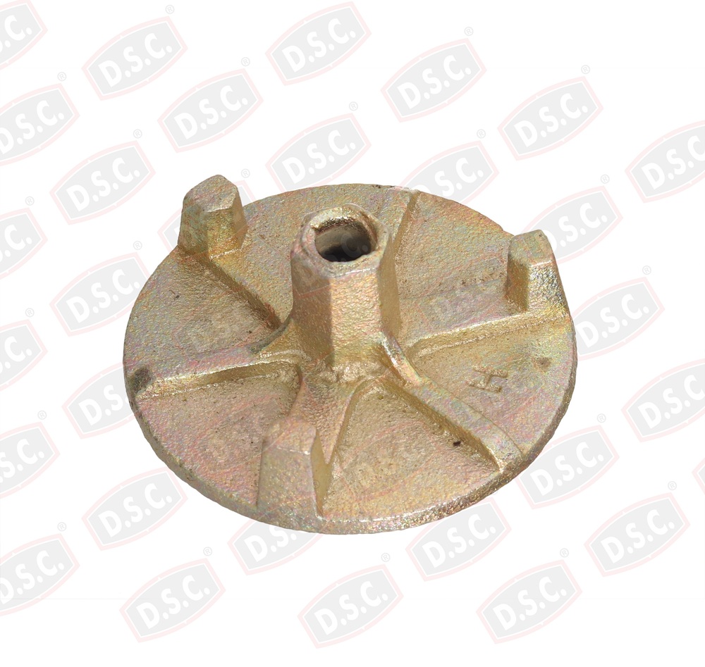 Anchor Nut - Ductile Cast Iron/Steel, Custom Diameter, Galvanized | Strong Hold, Reusable, Tie Rod Compatible