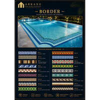 Crystal Glass Mosaic Border Tiles