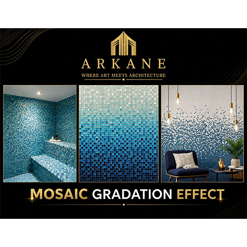 Gradiation Glass Mosaic Tiles