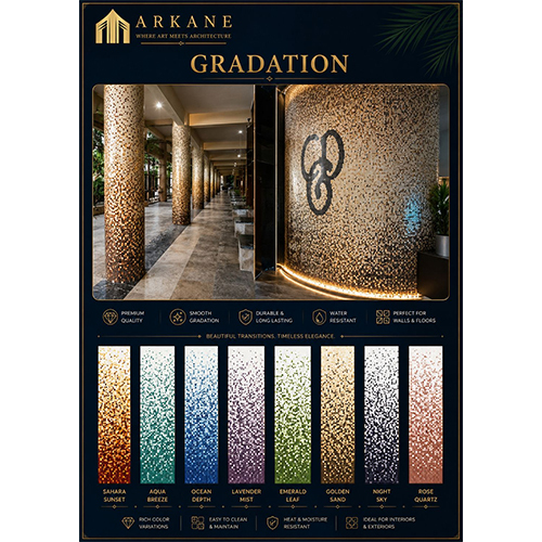 Gradiation Glass Mosaic Tiles