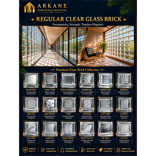 REGULAR CLEAR GLASS BRICK