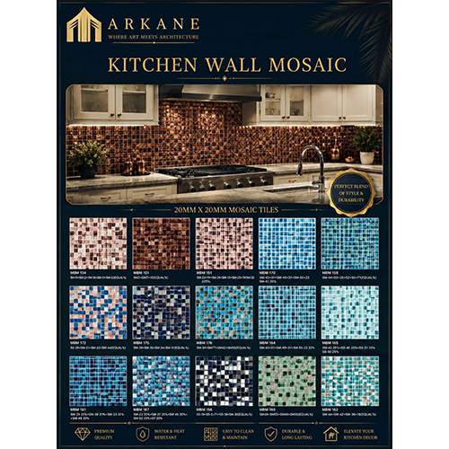 Kitchen Wall Mosaic Tile - Design: Modern