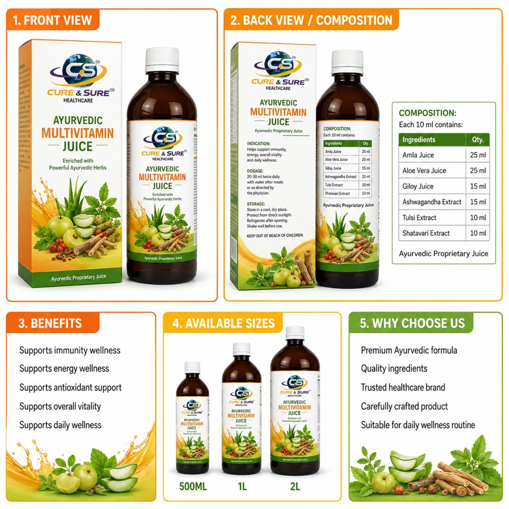 Ayurvedic Multivitamin Juice Third Party Manufacturing