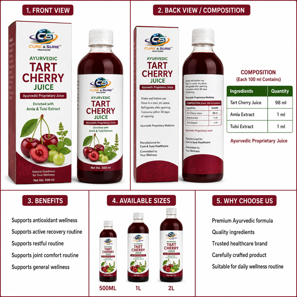 Ayurvedic Tart Cherry Juice Third Party Manufacturing