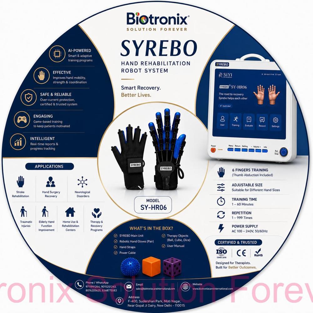 Syrebo C12 Hand Rehabilitation Robot For Finger Mobility Training