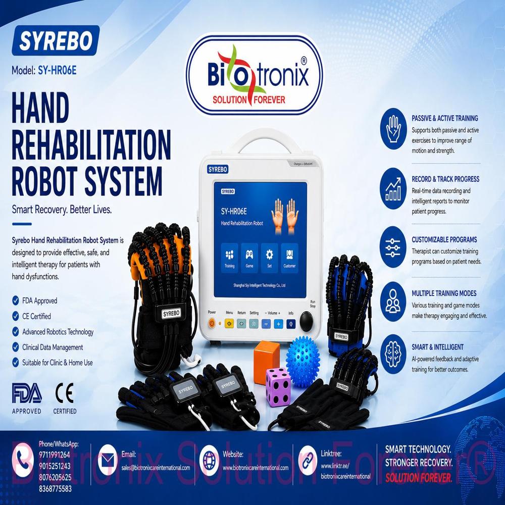 Syrebo C12 Hand Rehabilitation Robot For Finger Mobility Training