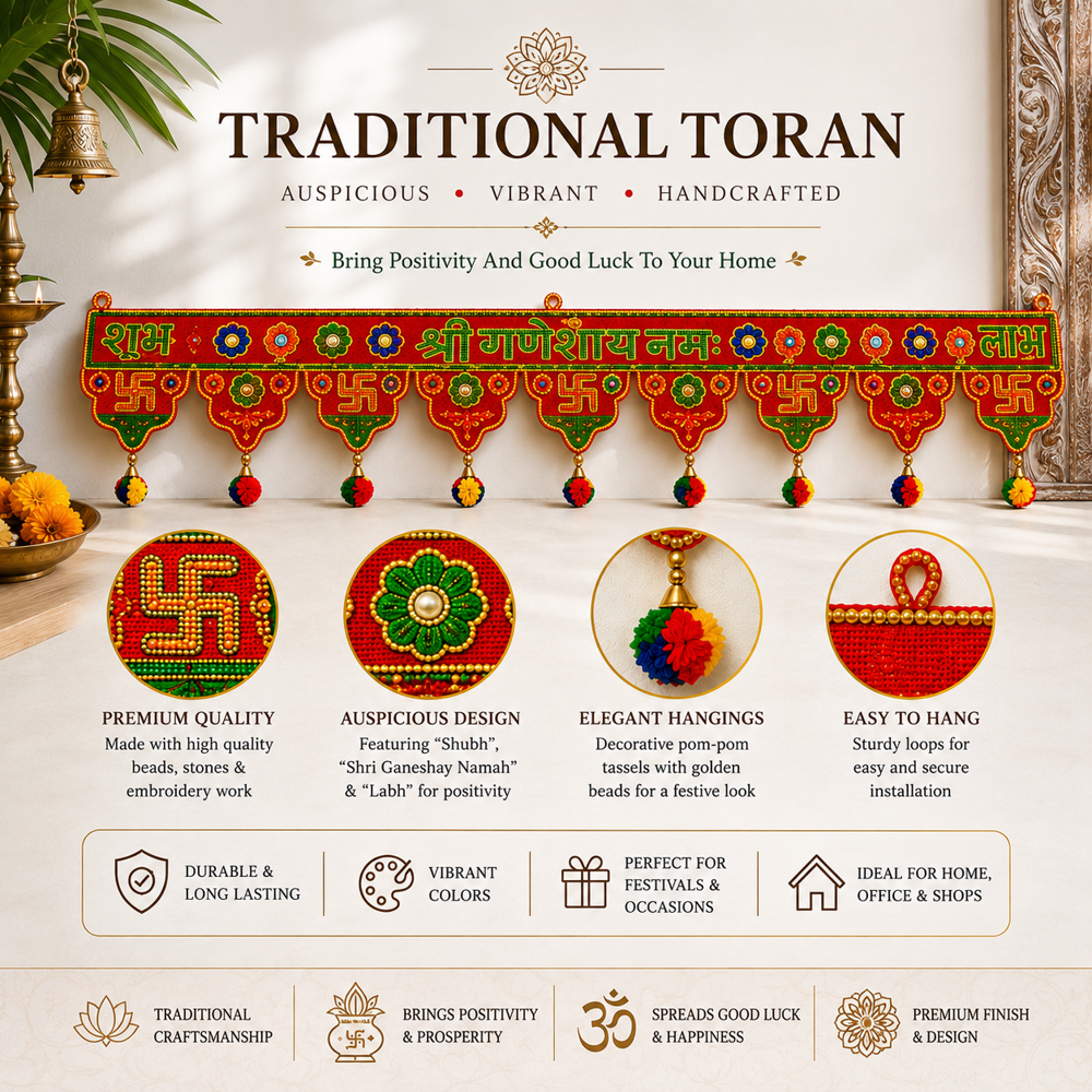 KRISHNA HANDLOOM Stylish Ethnic Hanging for Home N 3