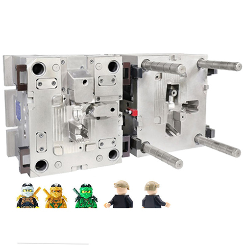 Small Bricks Toys Parts Miniature Mold 4 Colors Pad Printing Plastic Injection Molding for Space Wars Helmets