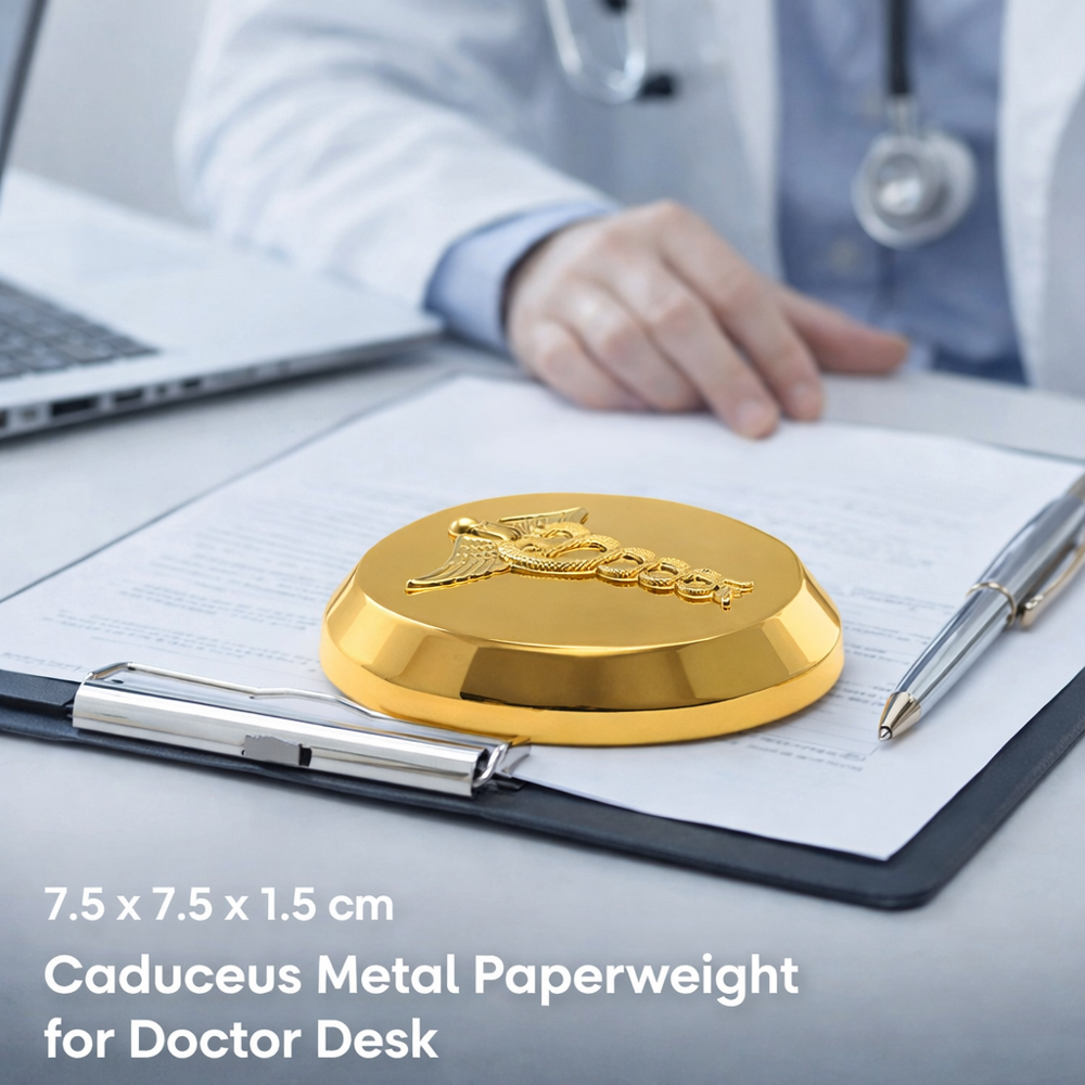 Doctor Logo Metal Paper weight