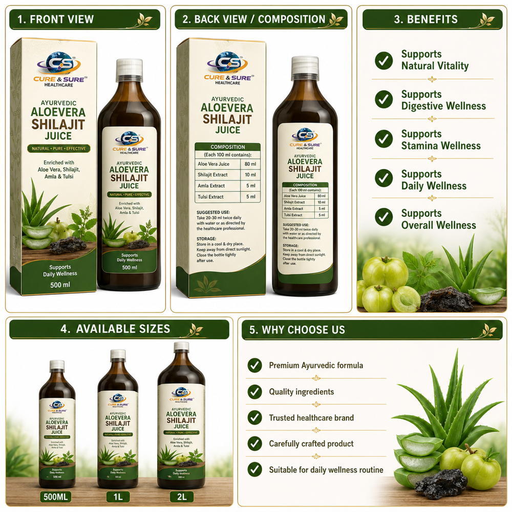 Ayurvedic Aloevera Shilajit Third Party Manufacturing