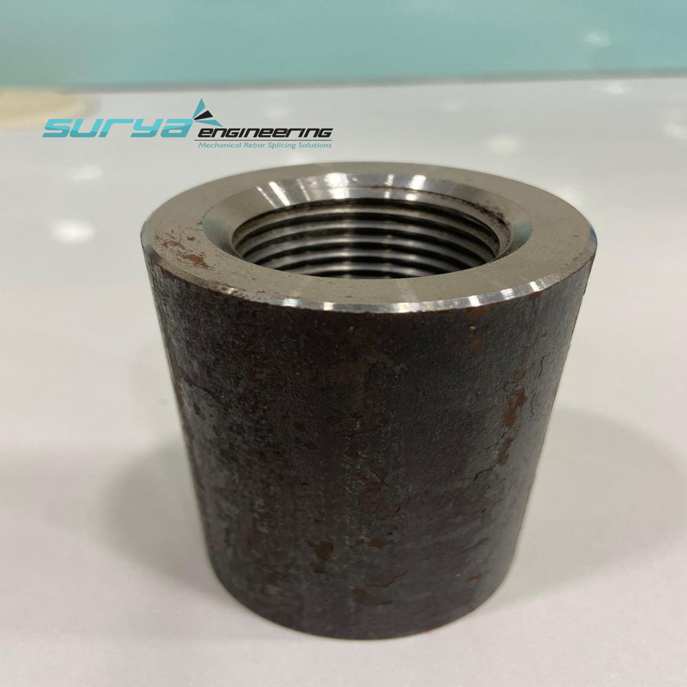 Tmt Bar Rebar Coupler - Color: Black