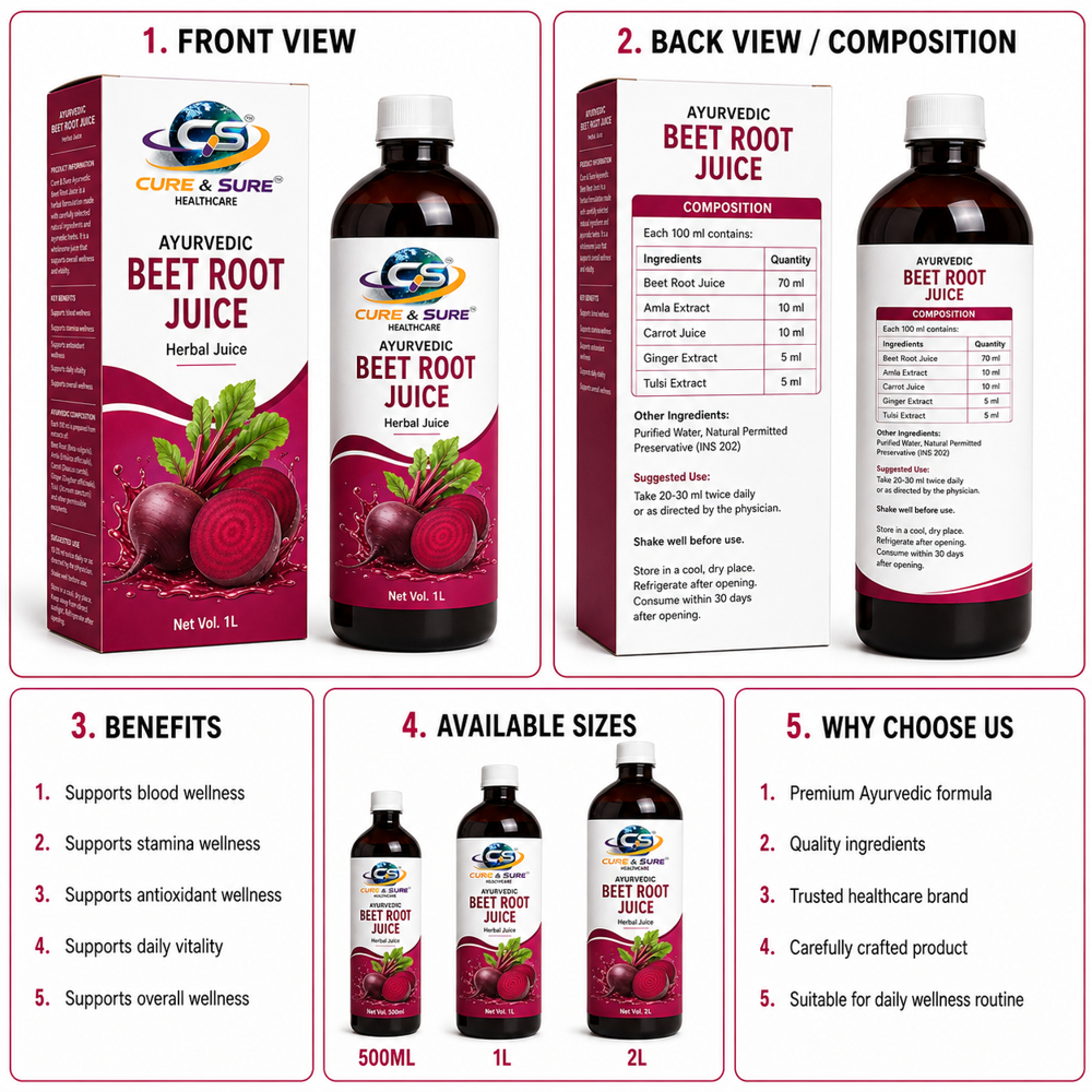 Ayurvedic Beet Root Juice Third Party Manufacturing 