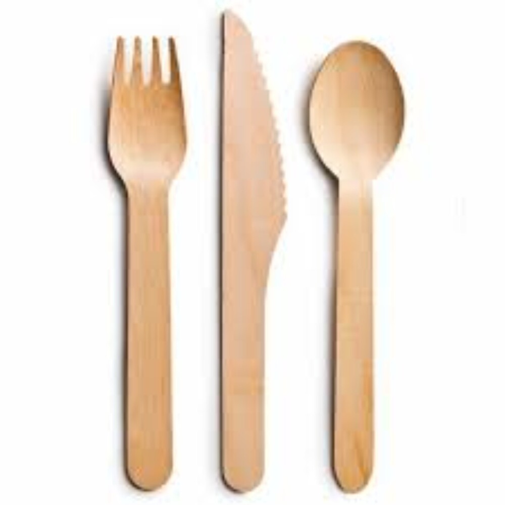 Wooden disposable cutleries