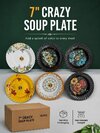 Melamine Soup Plate Deep Plate - Color: Multi Colour