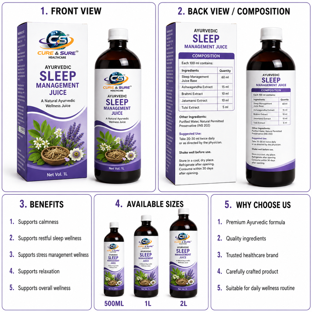 Ayurvedic Sleep Managment Juice Third Party Manufacturing 