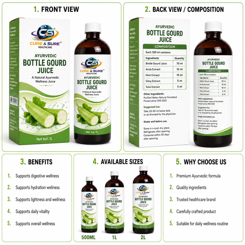 Ayurvedic Bottle Guard Juice Third Party Manufacturing 