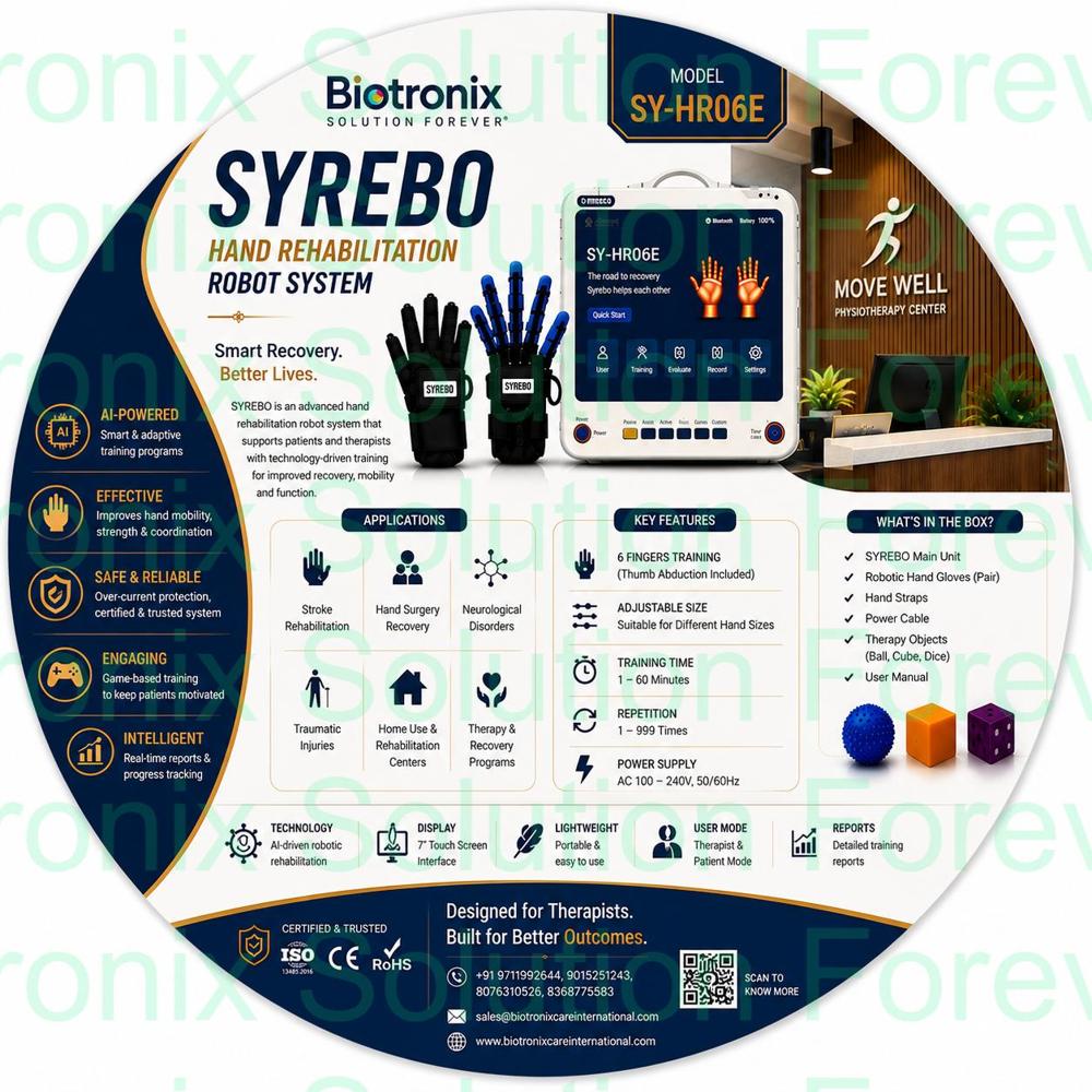 Syrebo Hand Therapy System For Finger Exercise Rehabilitation