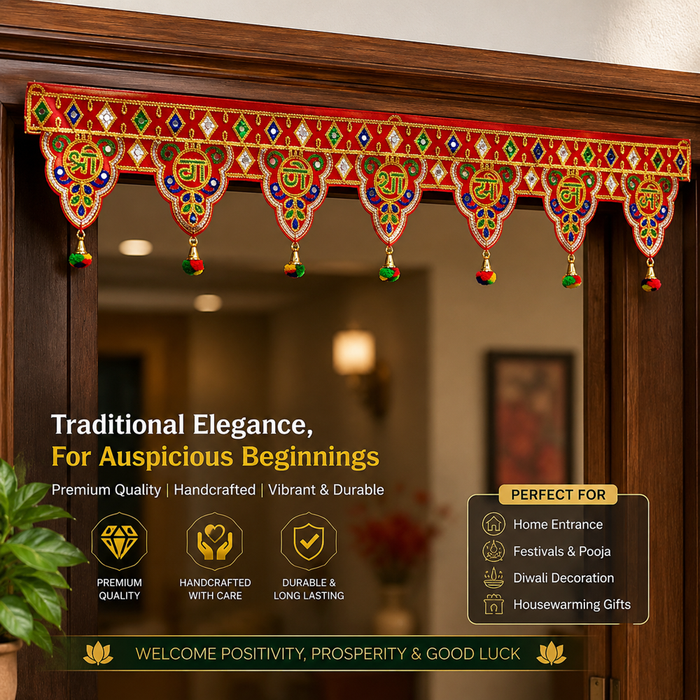 KRISHNA HANDLOOM Elegant Festival Entrance Decoration O 2
