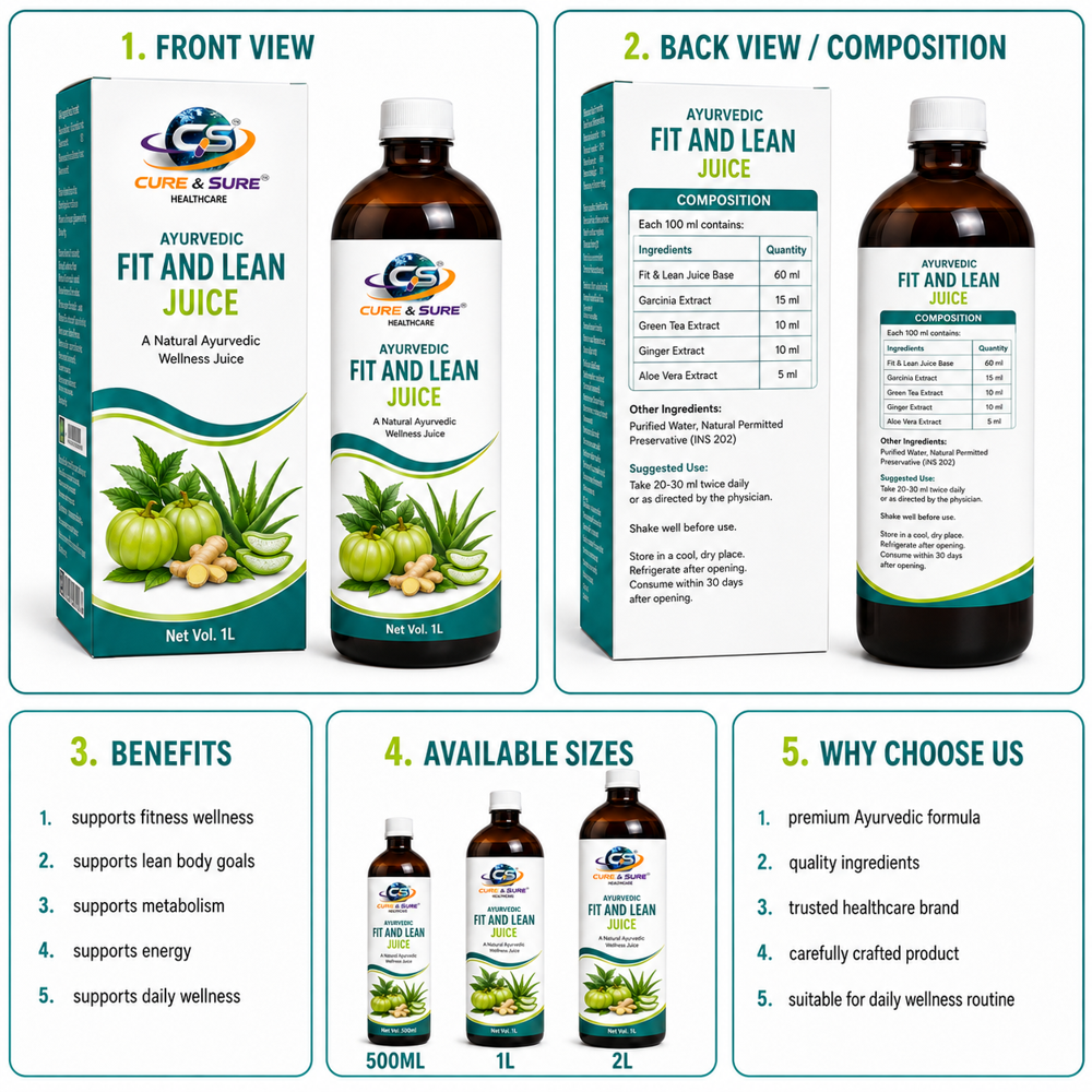 Ayurvedic Fit & Lean Juice Third Party Manufacturing 