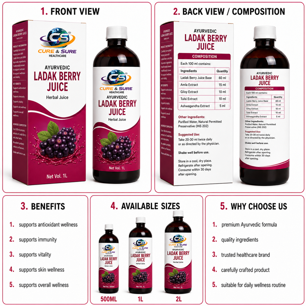 Ayurvedic Ladak Berry Juice Third Party Manufacturing