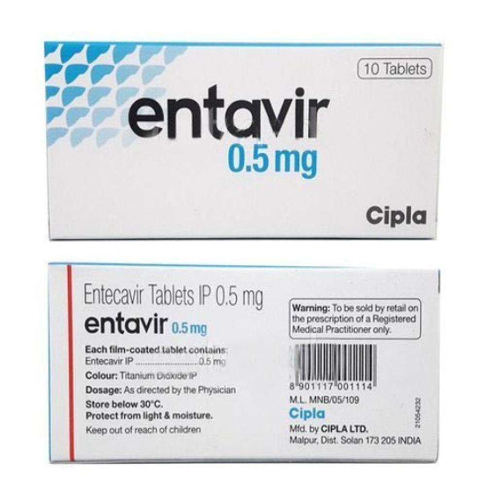 Entavir 0.5mg Tablet - Ingredients: Entacavir