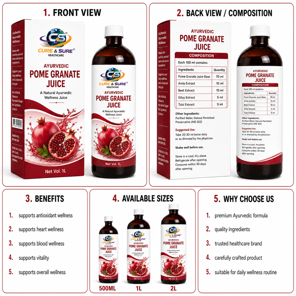 Ayurvedic Pome Granate Juice Third Party Manufacturing