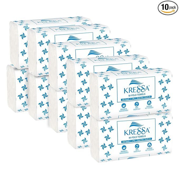 Kressa m fold 125 sheets