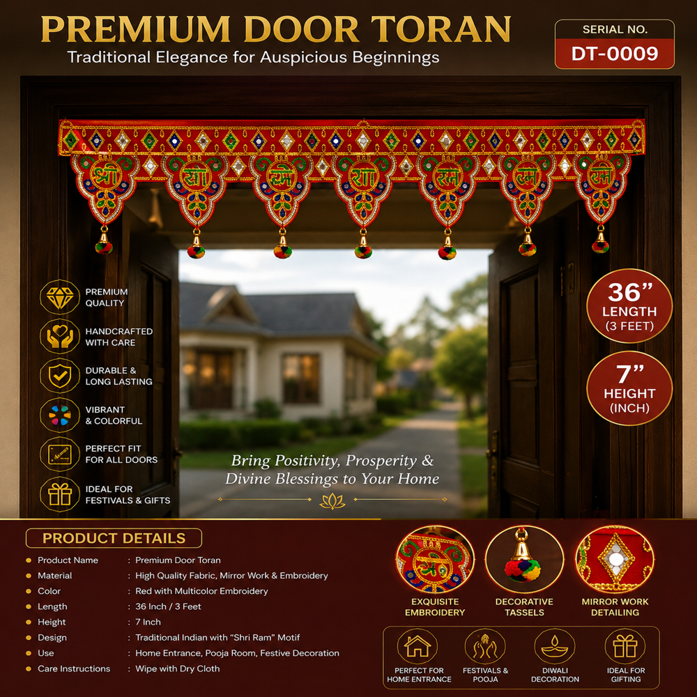 KRISHNA HANDLOOM Decorative Traditional Festival Decor O 8