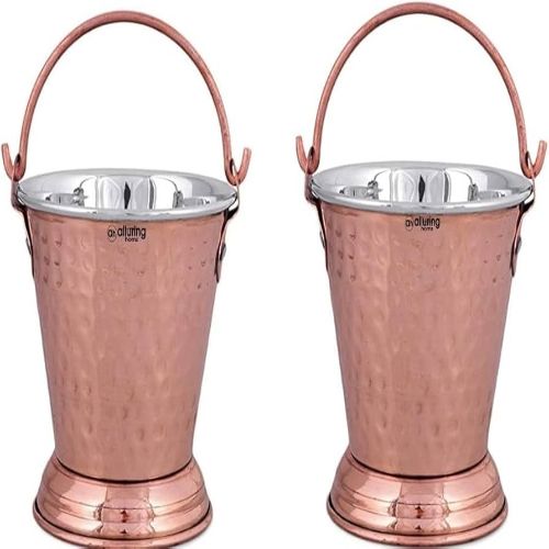 Gravy Bucket- Hammered Copper Balti Buckets