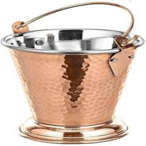Gravy Bucket- Hammered Copper Balti Buckets