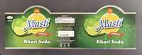 Masti Khari Soda Beverage Labels