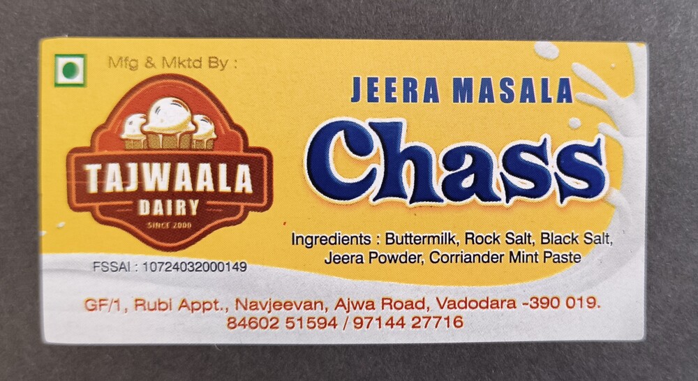 Jeera Masala Chass Labels