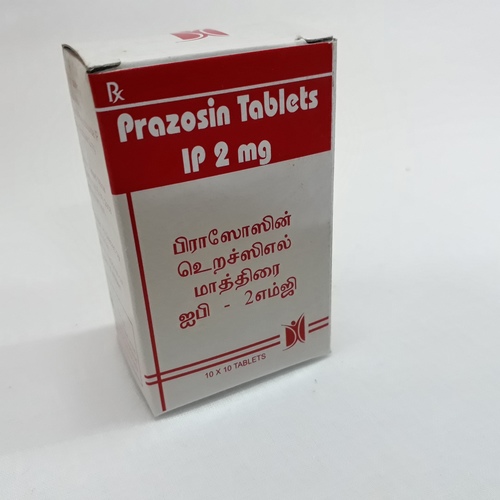 Prazosin 2mg Tablets - Brand Name: Prasocin