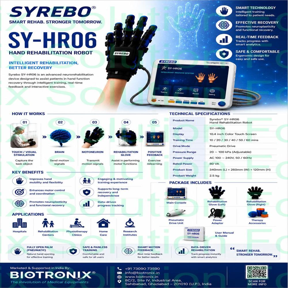 Advanced Robotic Hand Rehabilitation Device For Stroke Patients