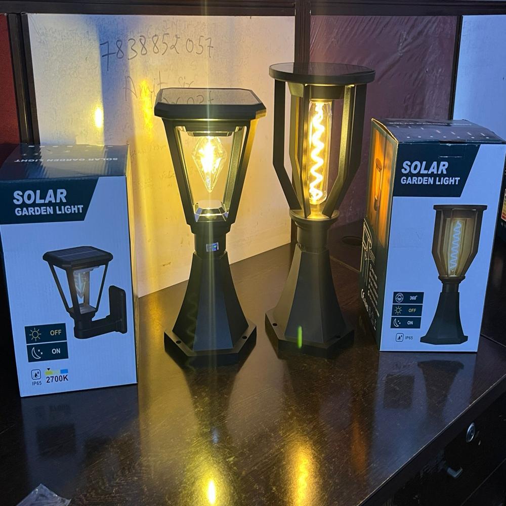 7W solar gate light