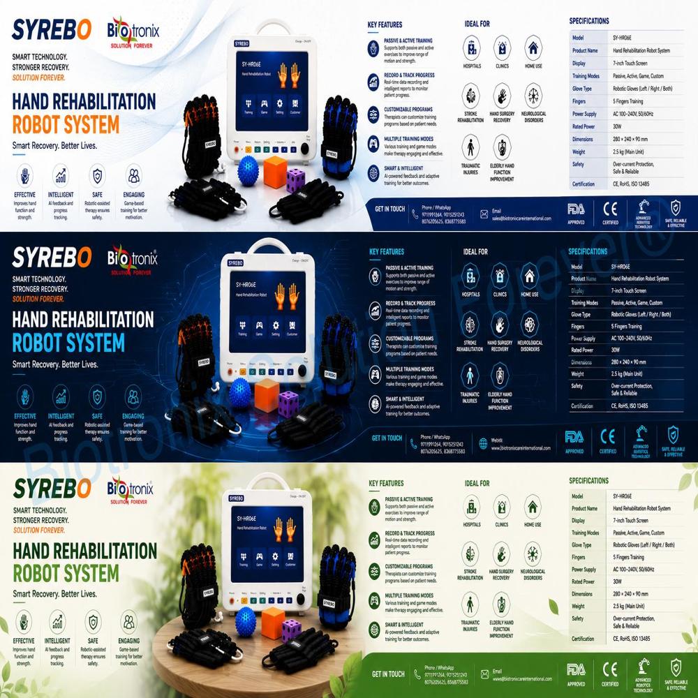 Syrebo C12 Robotic Glove For Hand Function Recovery